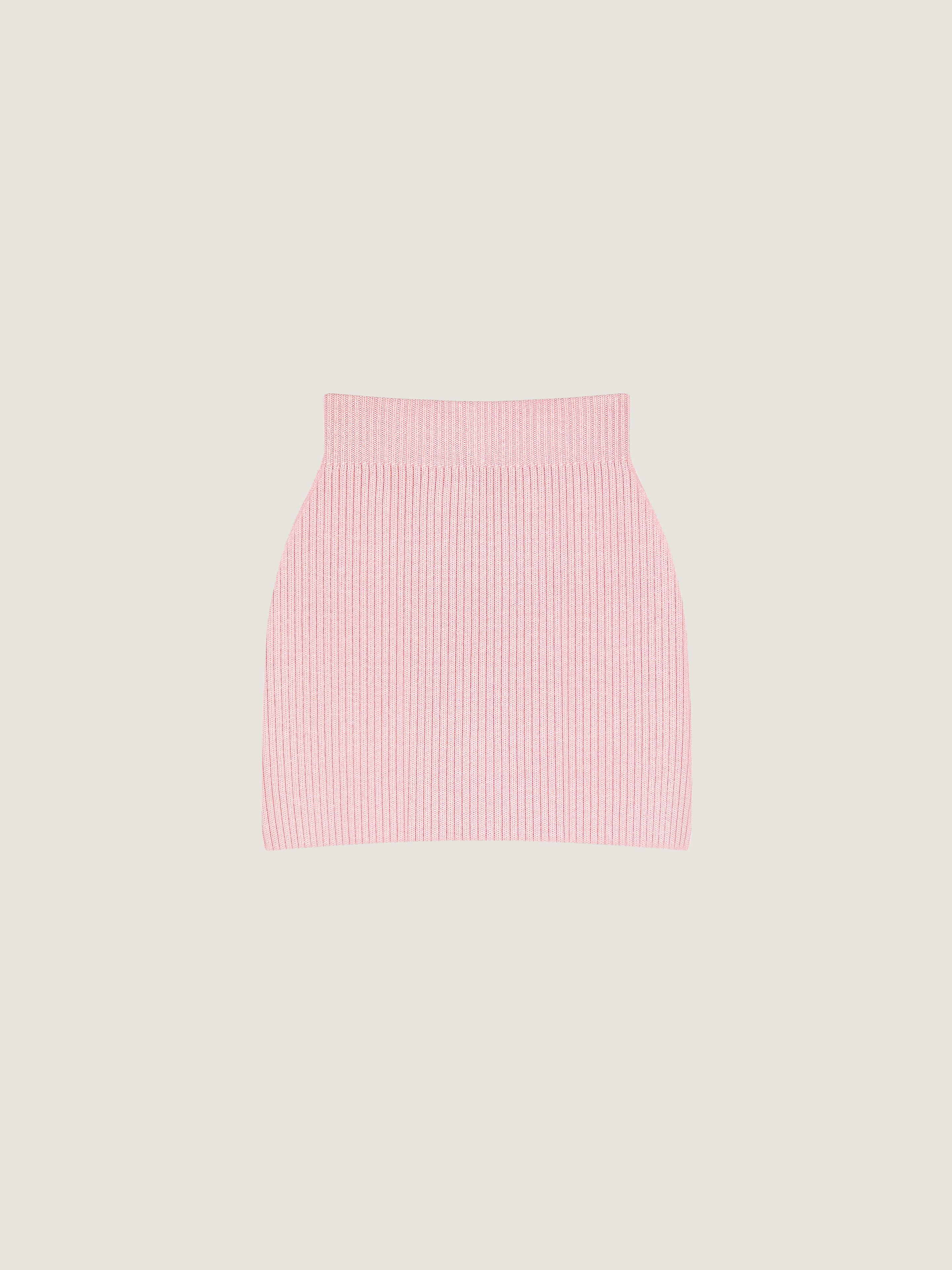 MINI PENCIL SKIRT IN WOOL - 1