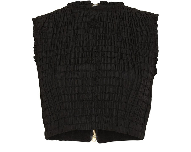 Smock cropped top 1
