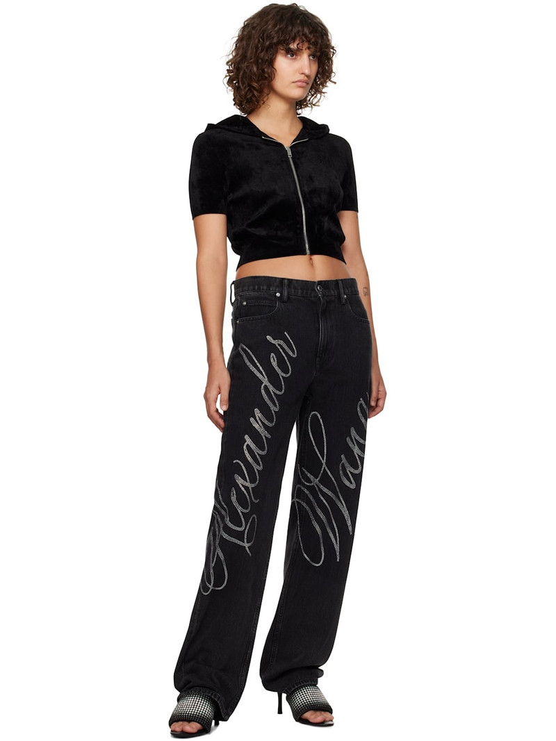 alexanderwang.t 검정 Cropped Zip-Up 까마귀 outlook