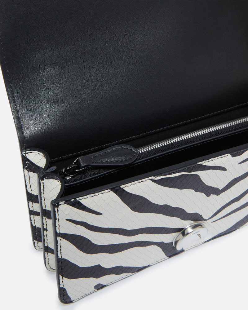 MINI LOVE BAG LEATHER CROSSBODY BAG WITH ZEBRA PATTERN 4