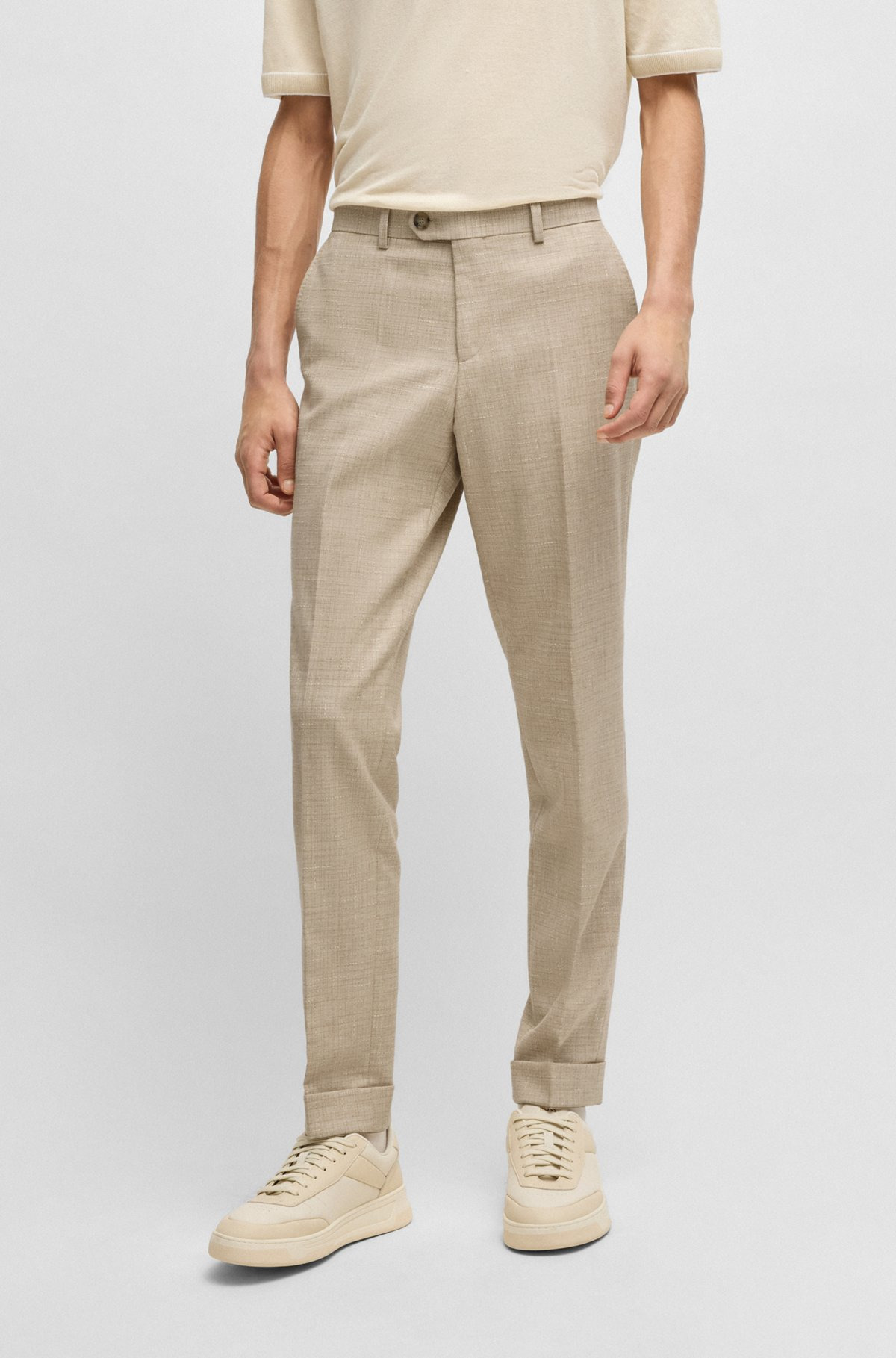 TWO-PIECE SUIT IN PATTERNED TWEED - 6