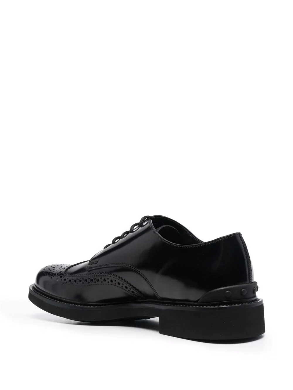 polished leather full brogues - 3