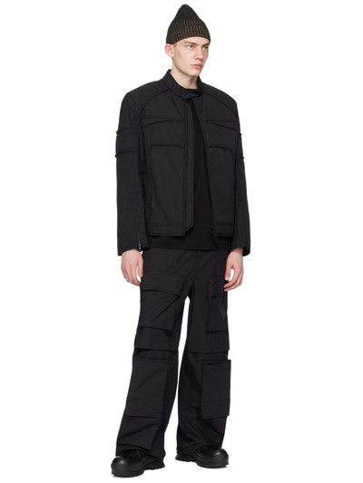 JUUN.J Black Vented Cargo Pants outlook