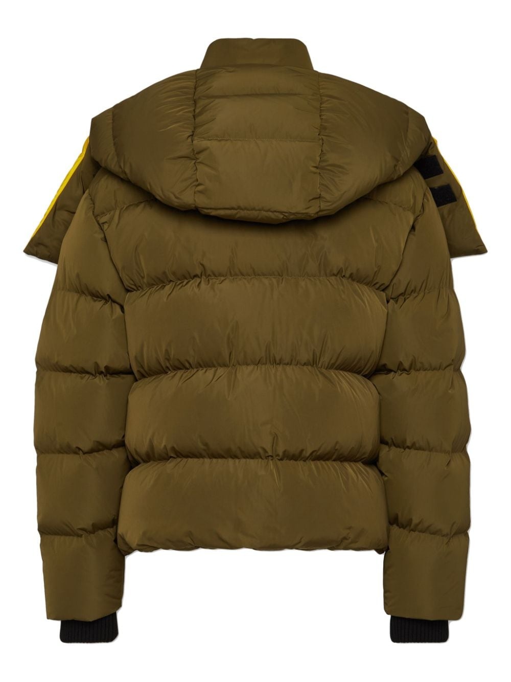 layered quilted jacket - 2