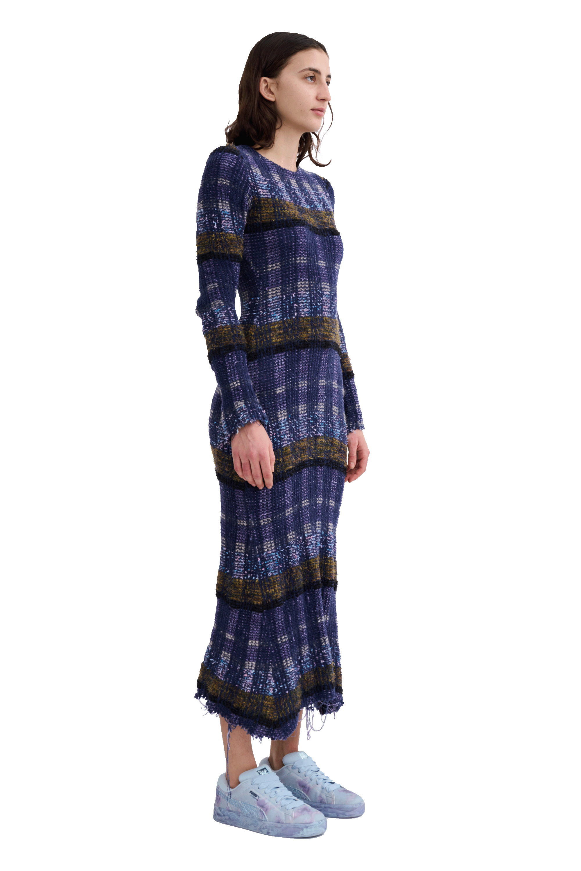 VITELLI PURPLE PLAID YURI DRESS - 3