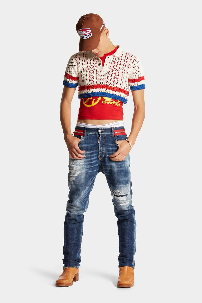 DARK RIPPED CAST WASH 642 JEANS 3