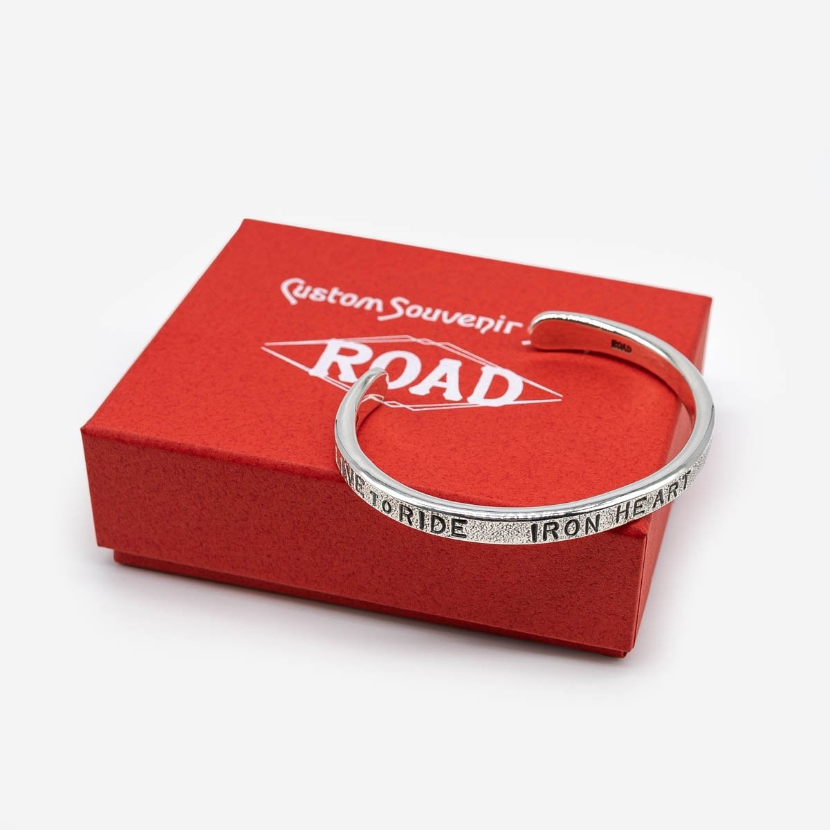 IHSI-30 Iron Heart Hard Strike Bangle - Sterling Silver - 3