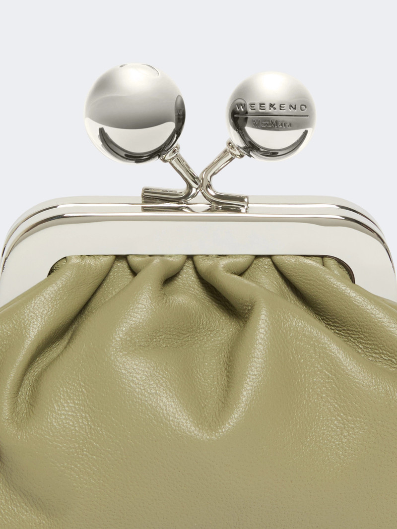 Nappa sheepskin Nano Pasticcino Bag - SAGE GREEN 4