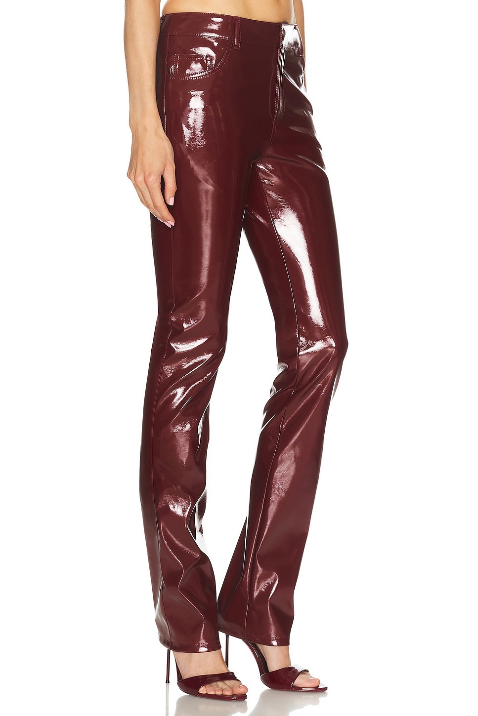 Faux Patent Leather Pant - 2