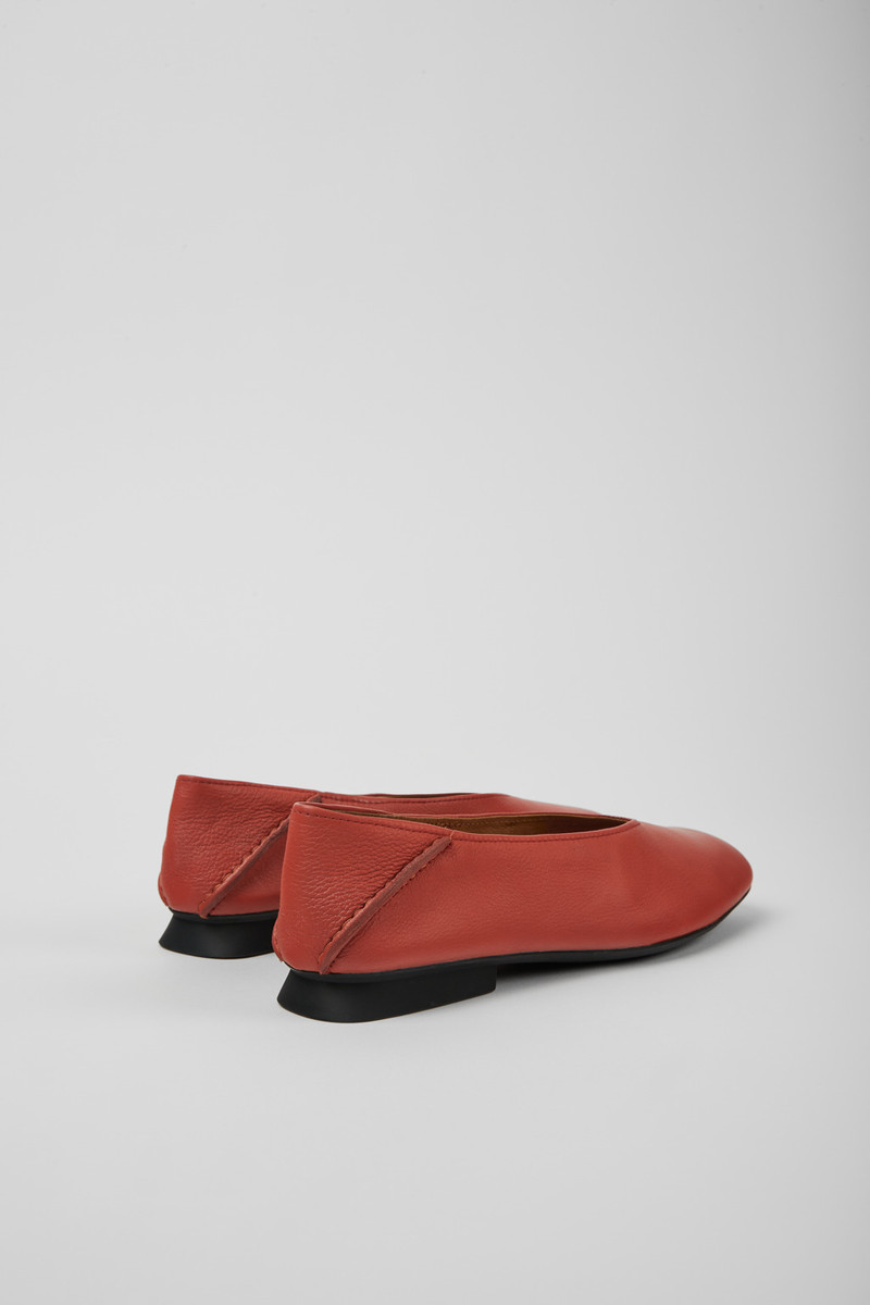 CAMPERLAB Red leather ballerinas for women outlook