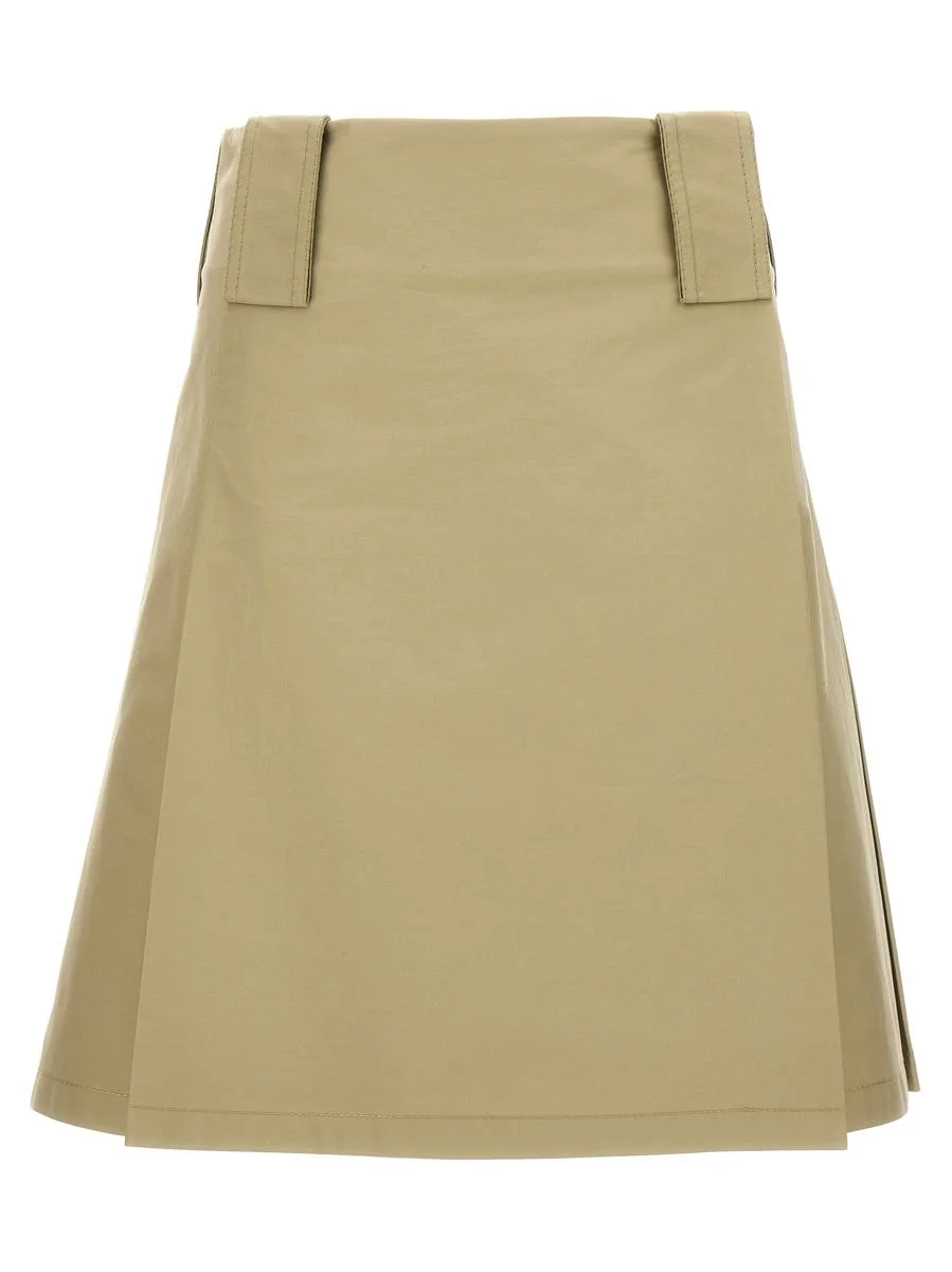 BURBERRY PLEATED SKIRT - 1