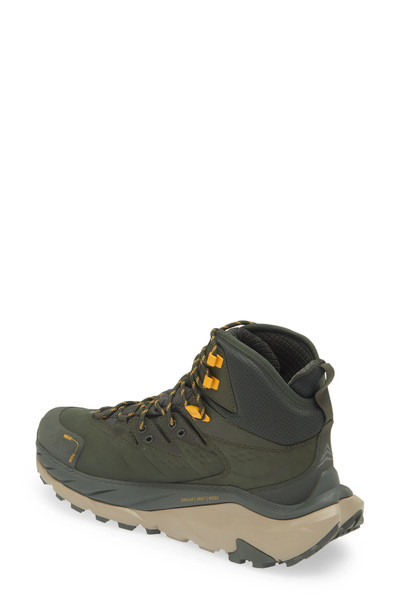 HOKA ONE ONE Kaha 2 GTX Waterproof Hiking Boot in Duffel Bag /Radiant Yellow outlook