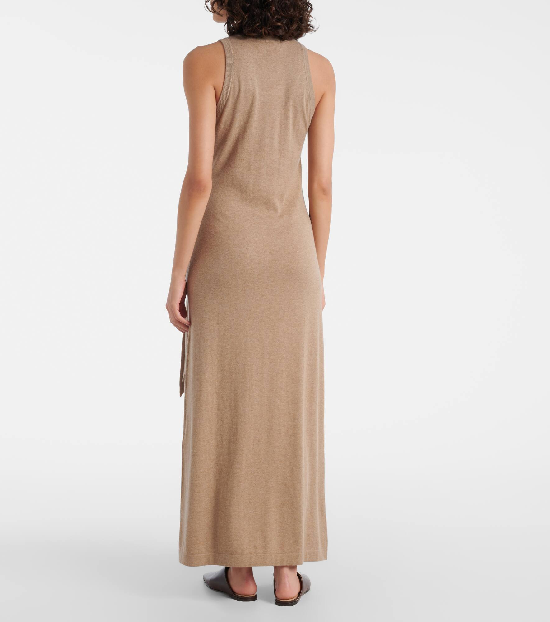 Angeline cotton and cashmere maxi dress - 3