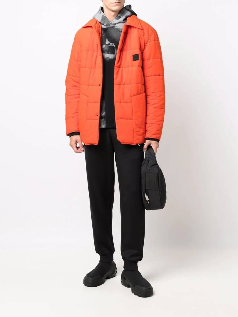 A-COLD-WALL* logo-patch padded jacket outlook