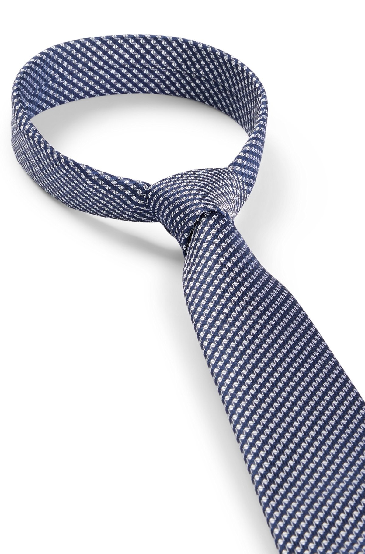 SILK-BLEND TIE WITH JACQUARD PATTERN 6