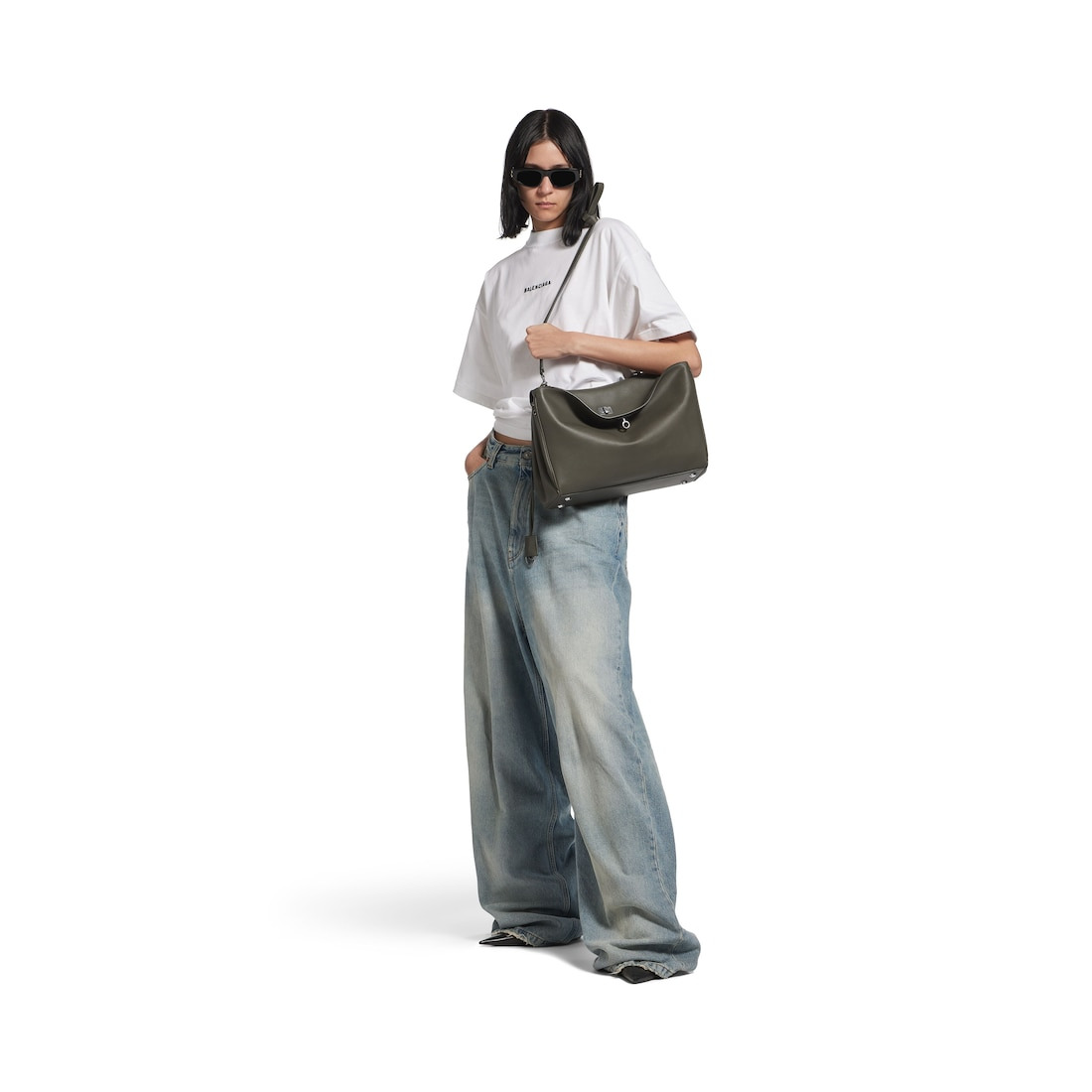 Women's Rodeo Medium Handbag in Khaki - 7