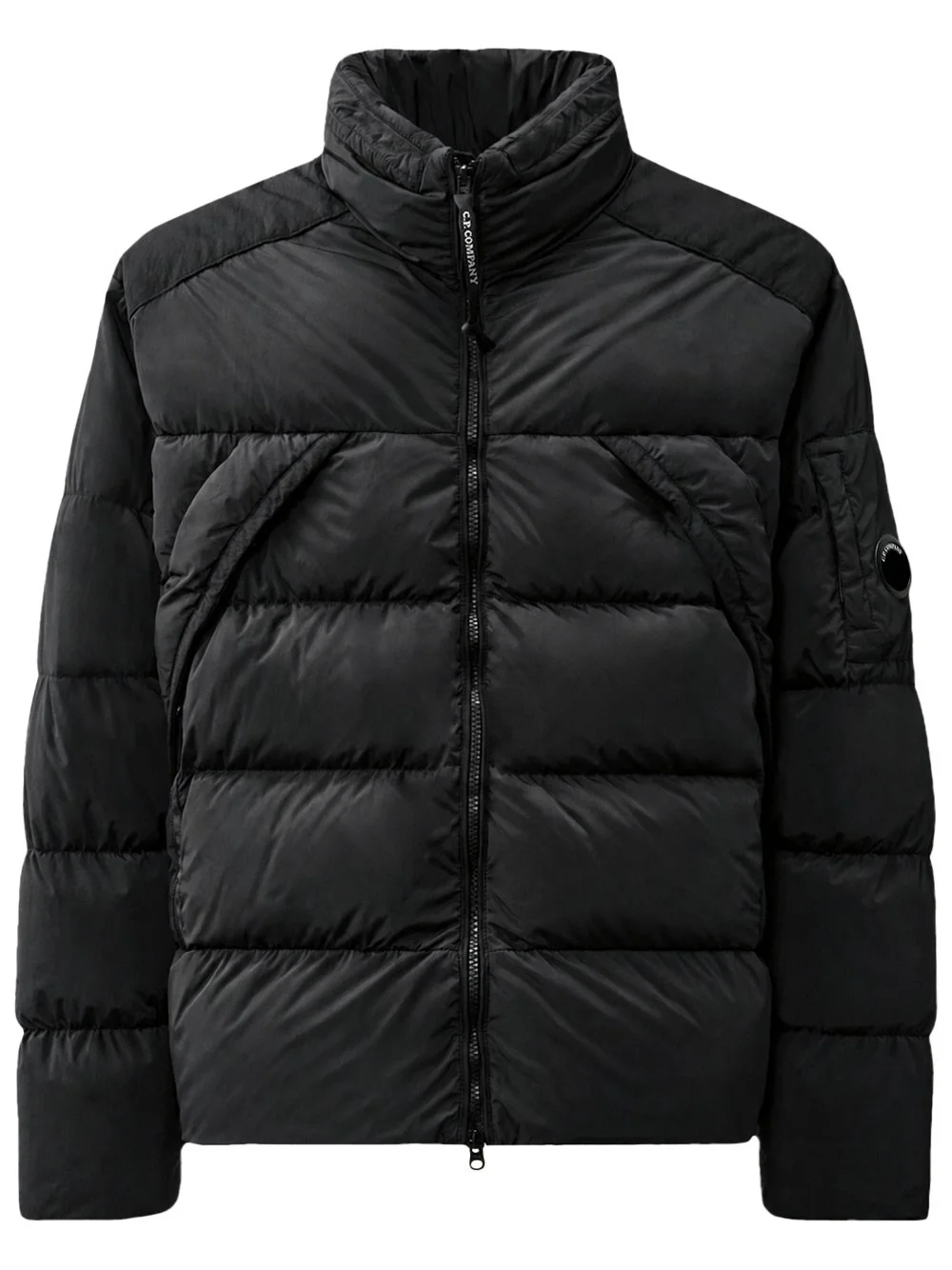 LENS Down Jacket with Hood in Nycra-R - 1