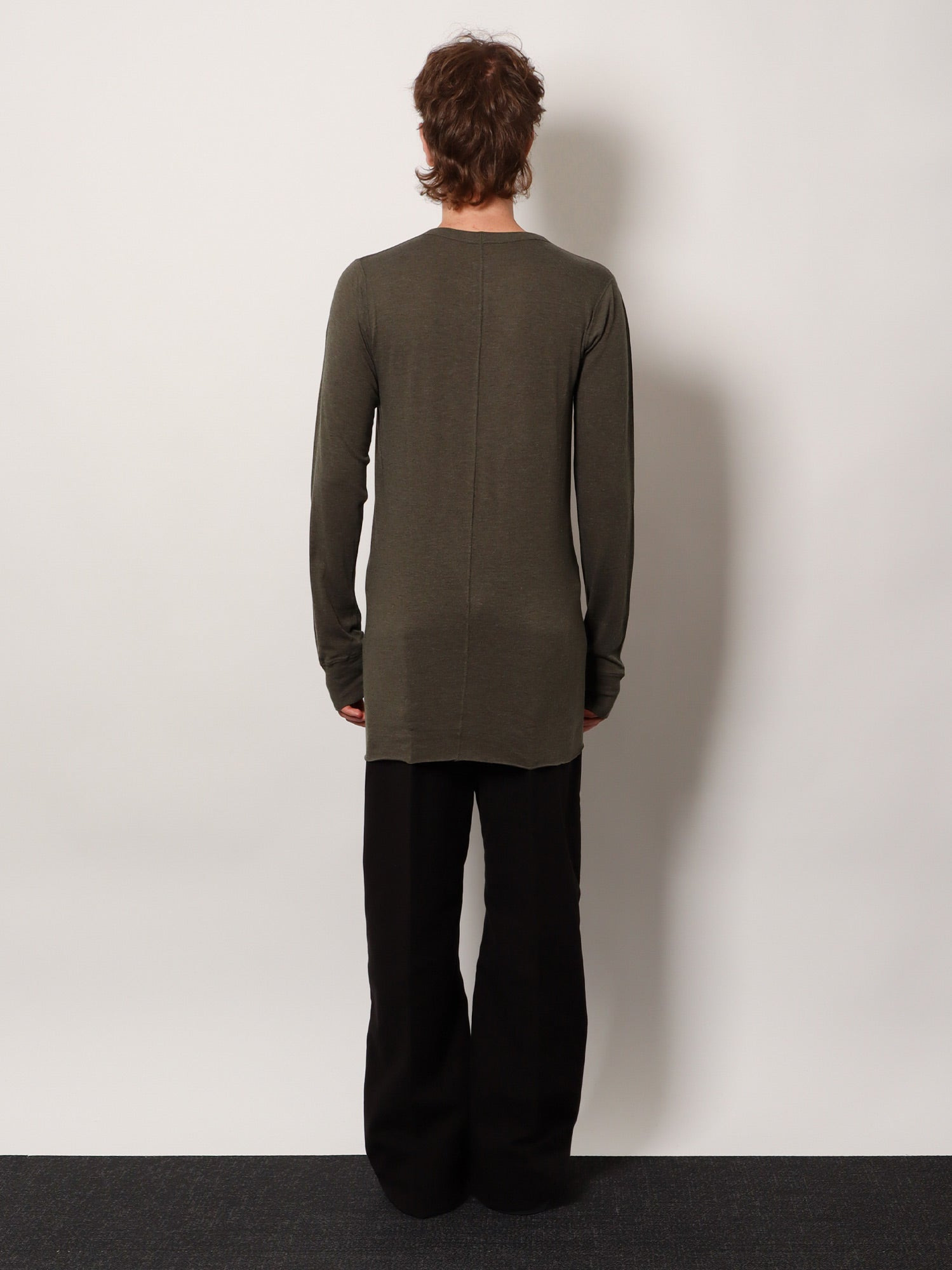 BASIC LS T VISCOSE BLEND T-SHIRT - 4
