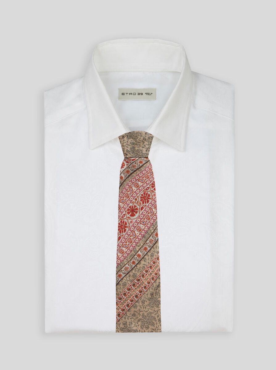 TIE WITH PLACED DESIGNS - 2