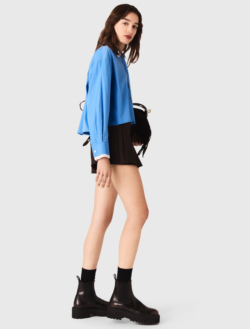 Shirt with removable jewellery 3