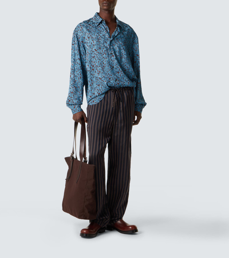 Dries Van Noten Printed satin shirt outlook