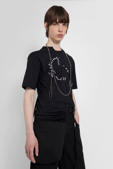 Ann demeulemeester men's black dominique standard t - 4