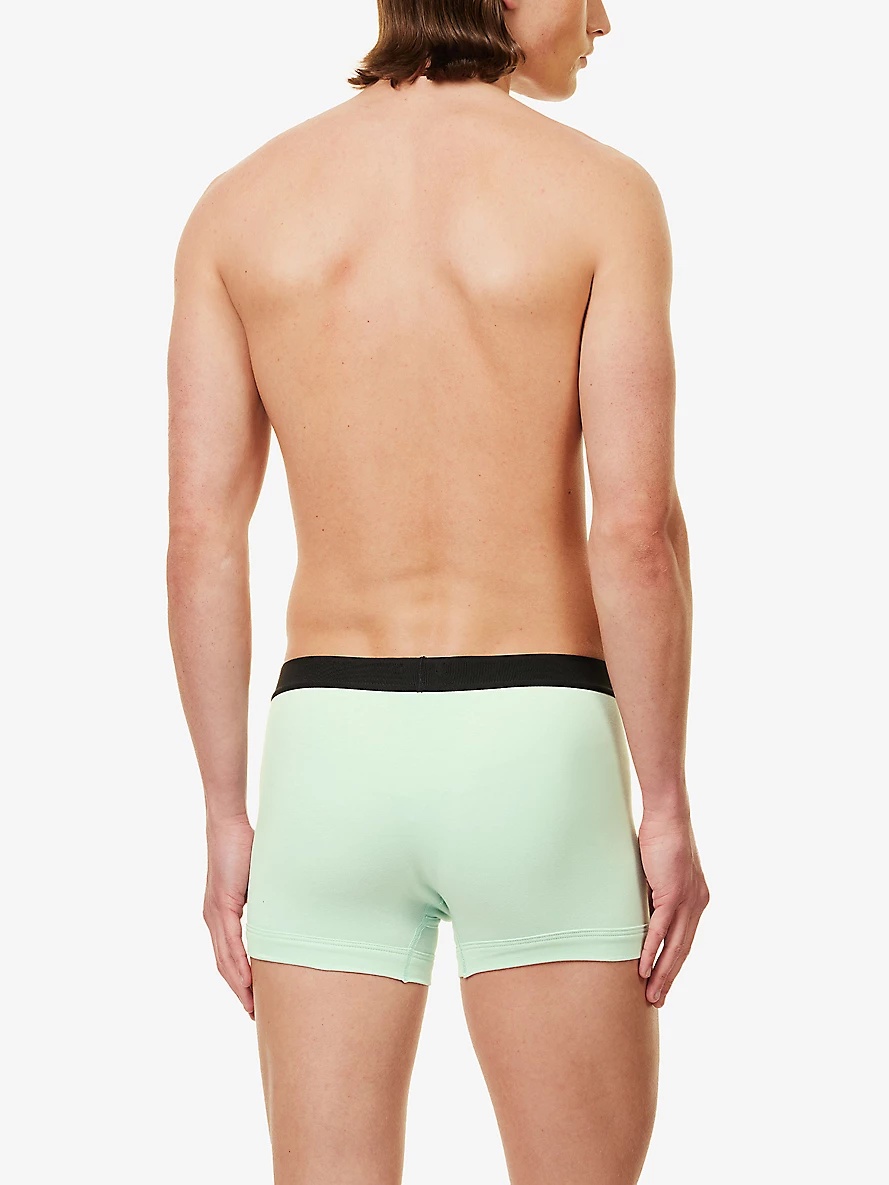 Logo-waistband stretch-cotton boxers - 3