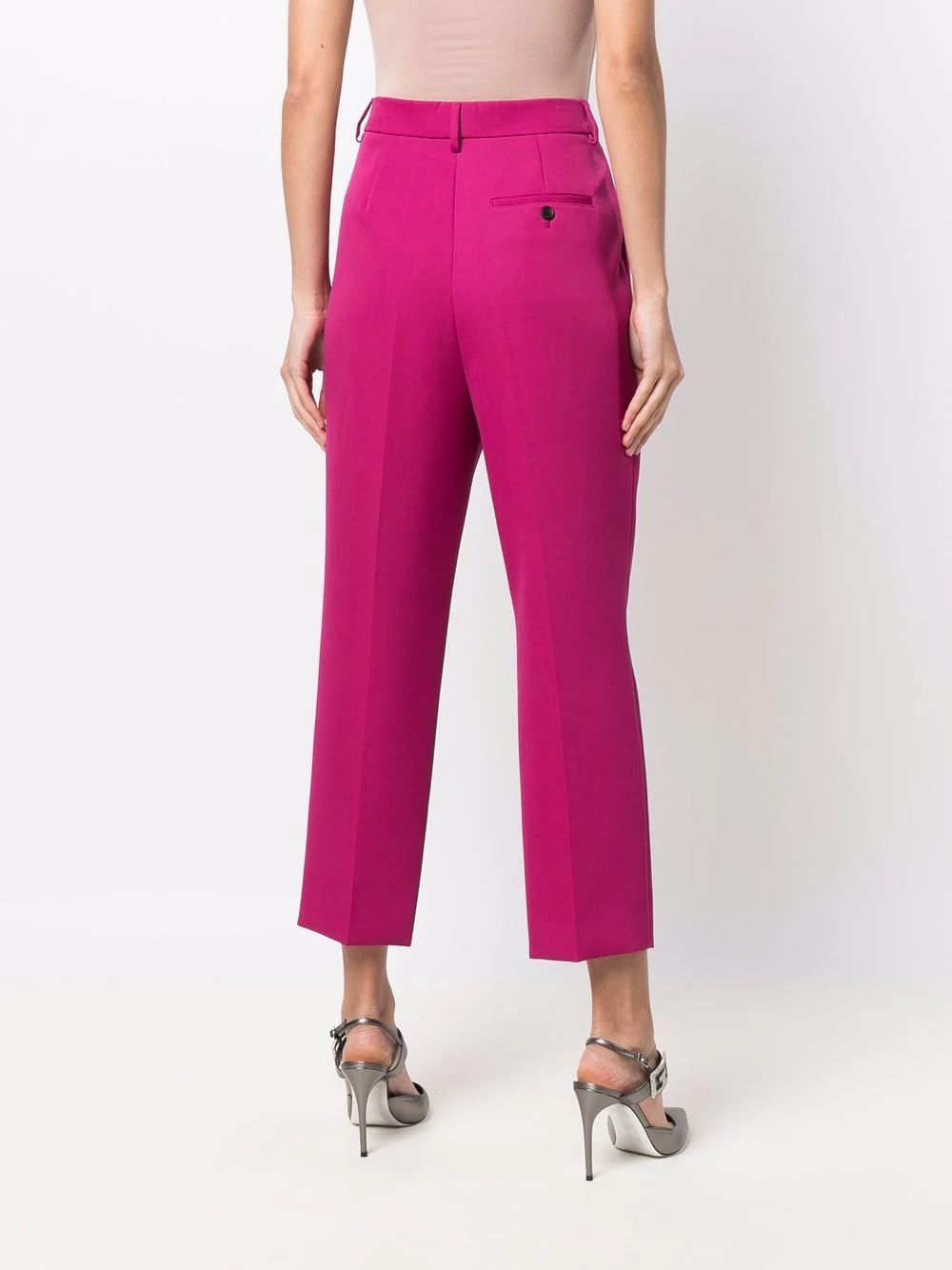 straight-leg palazzo trousers - 4