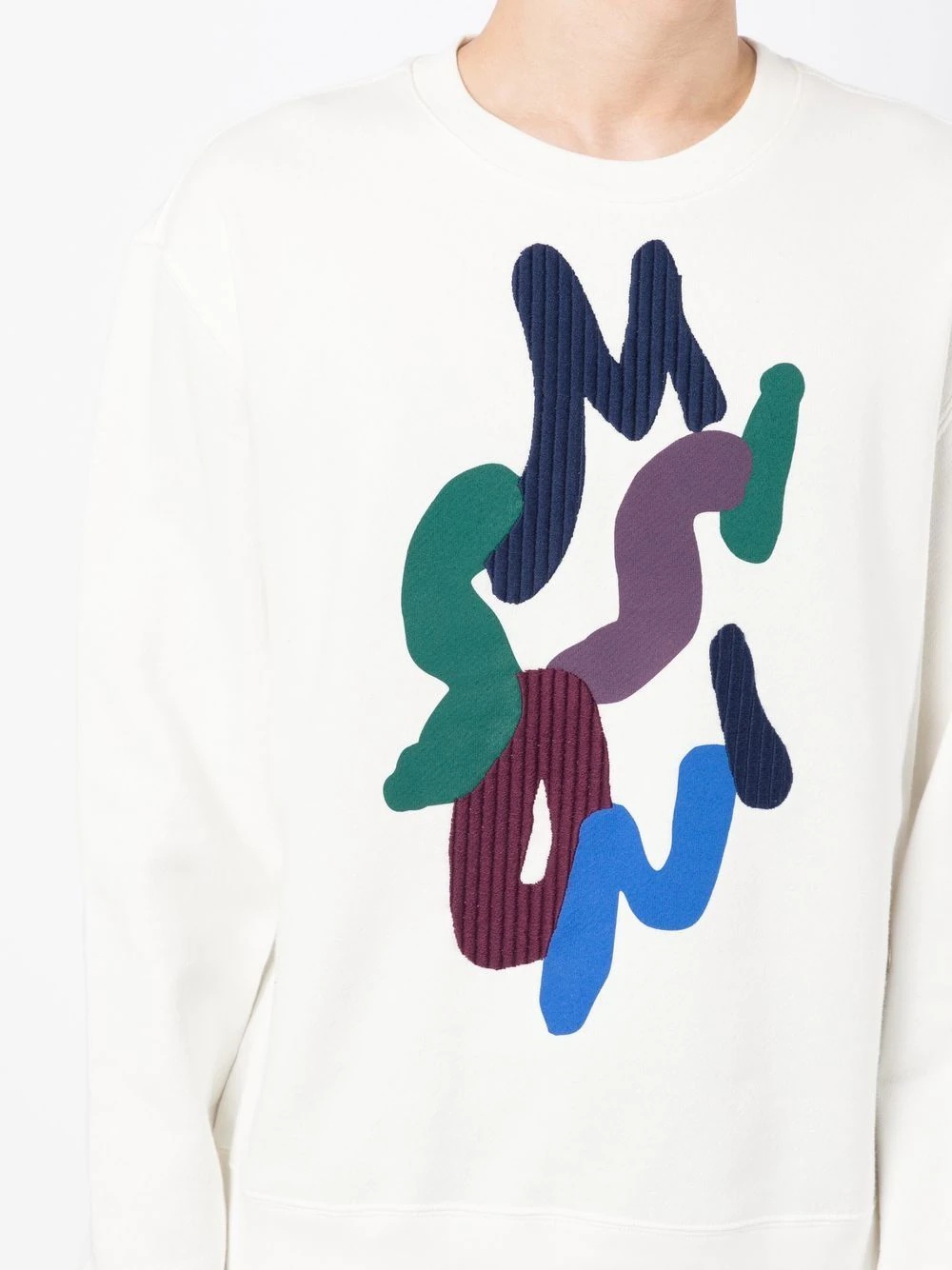 logo-motif cotton sweatshirt - 5