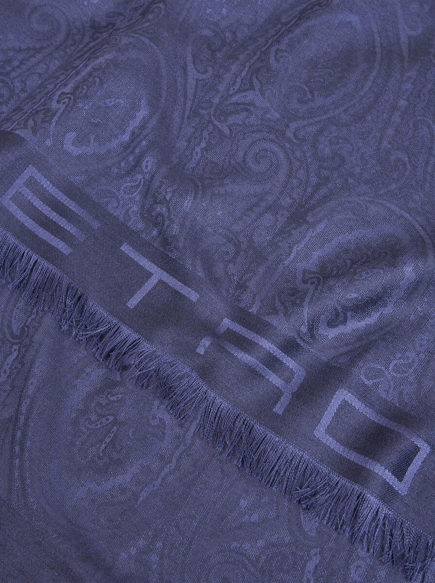 PAISLEY JACQUARD SHAWL - 2