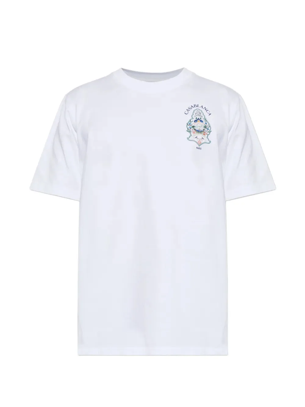 WHITE HOTEL EMBLEM SHORT SLEEVE T‑SHIRT - 1