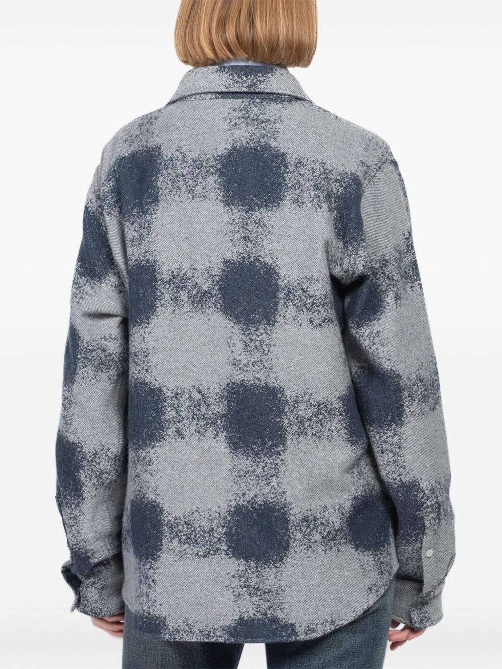 patterned cashmere shirt - 4