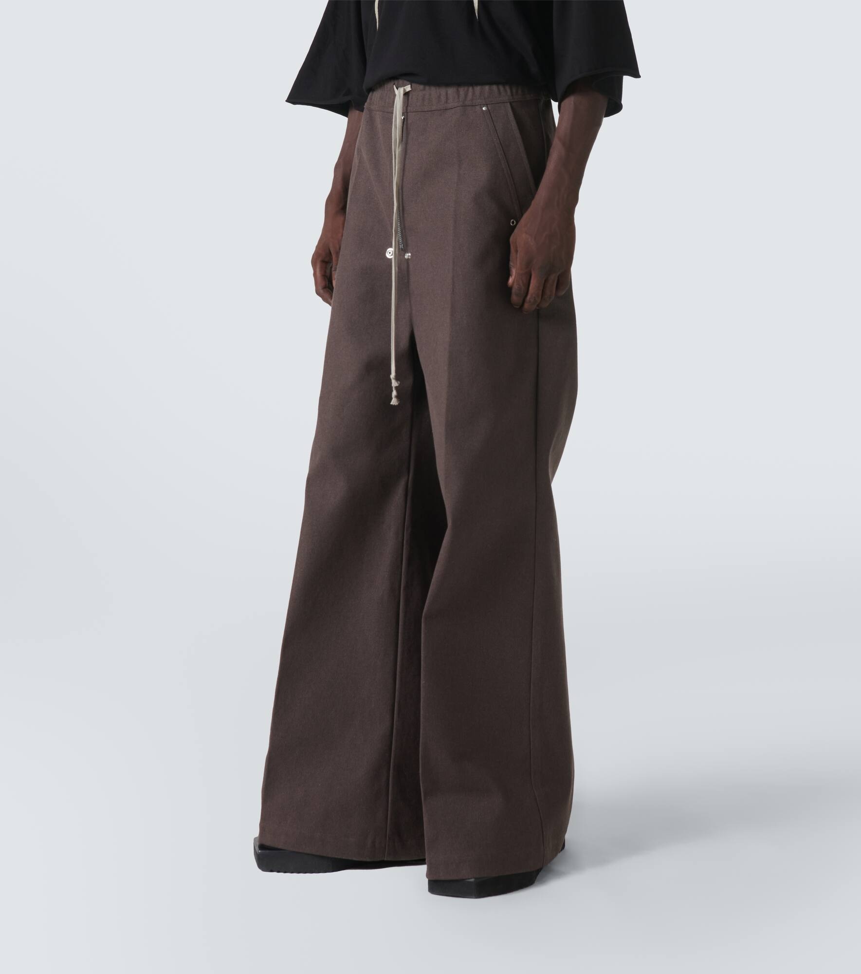 Bela cotton wide-leg pants - 3