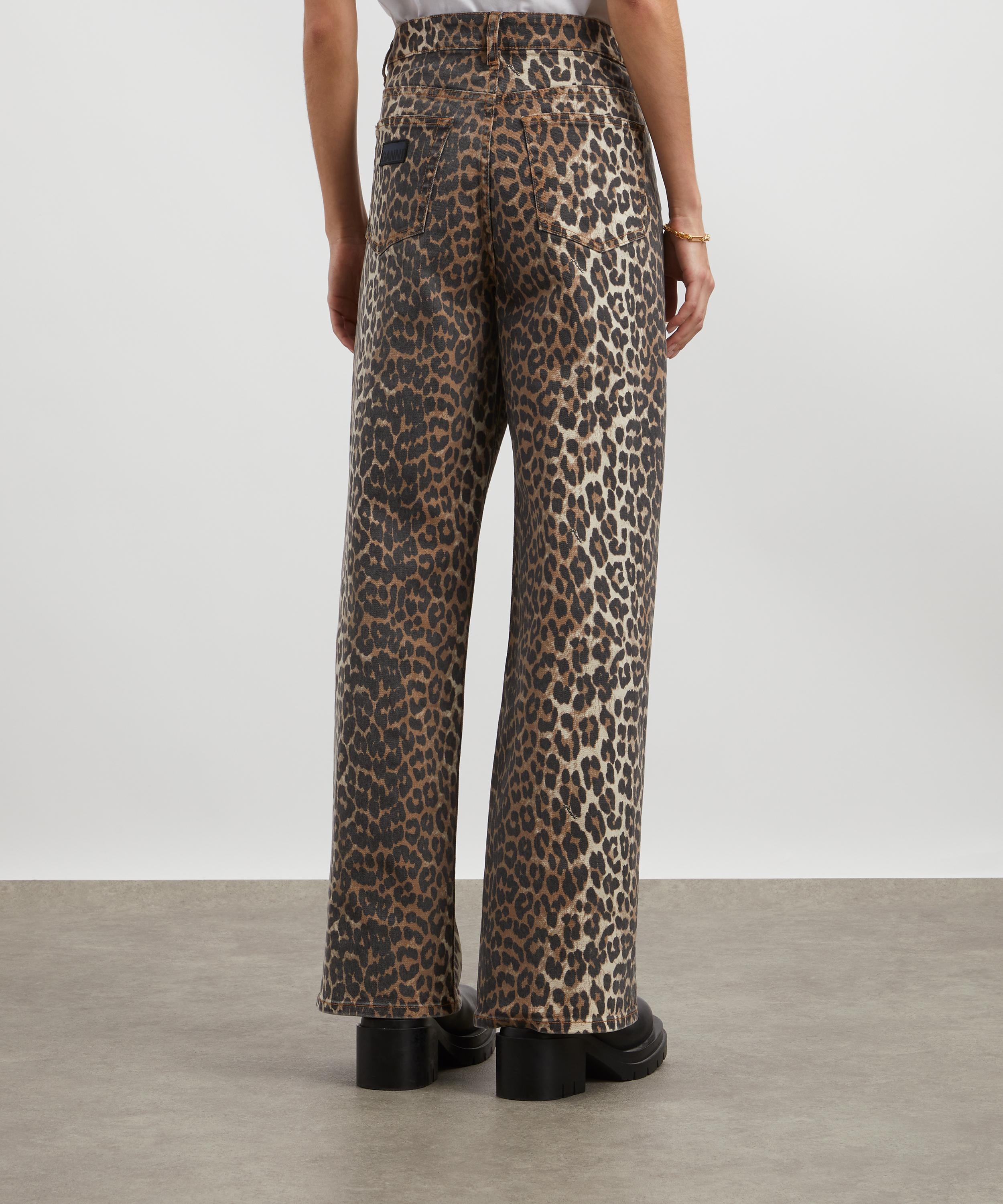 Leopard Printed Izey Jeans - 4