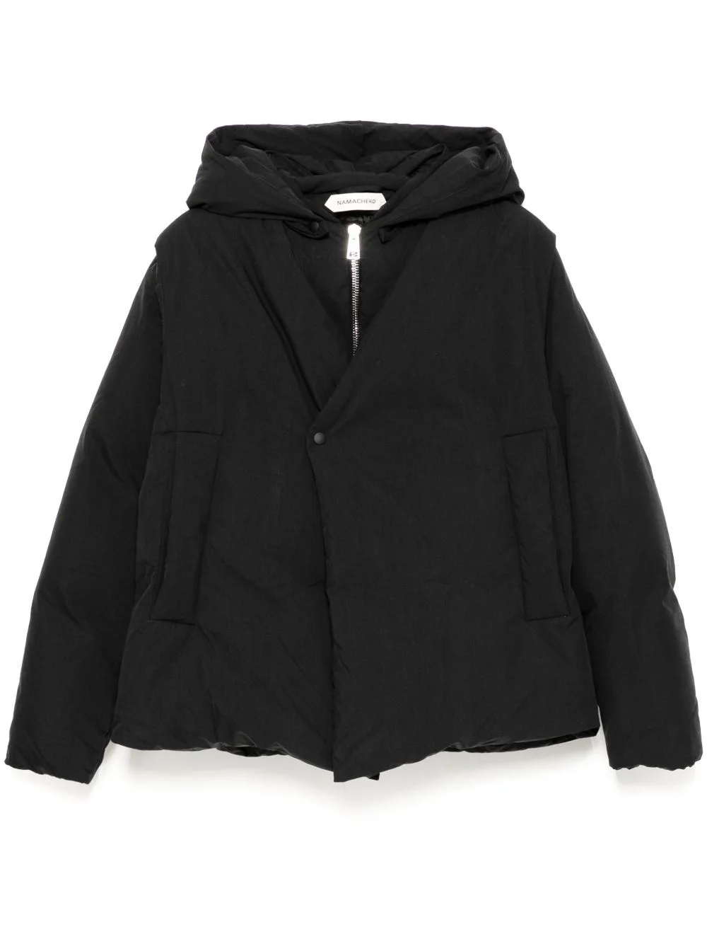 hooded padded jacket - 1