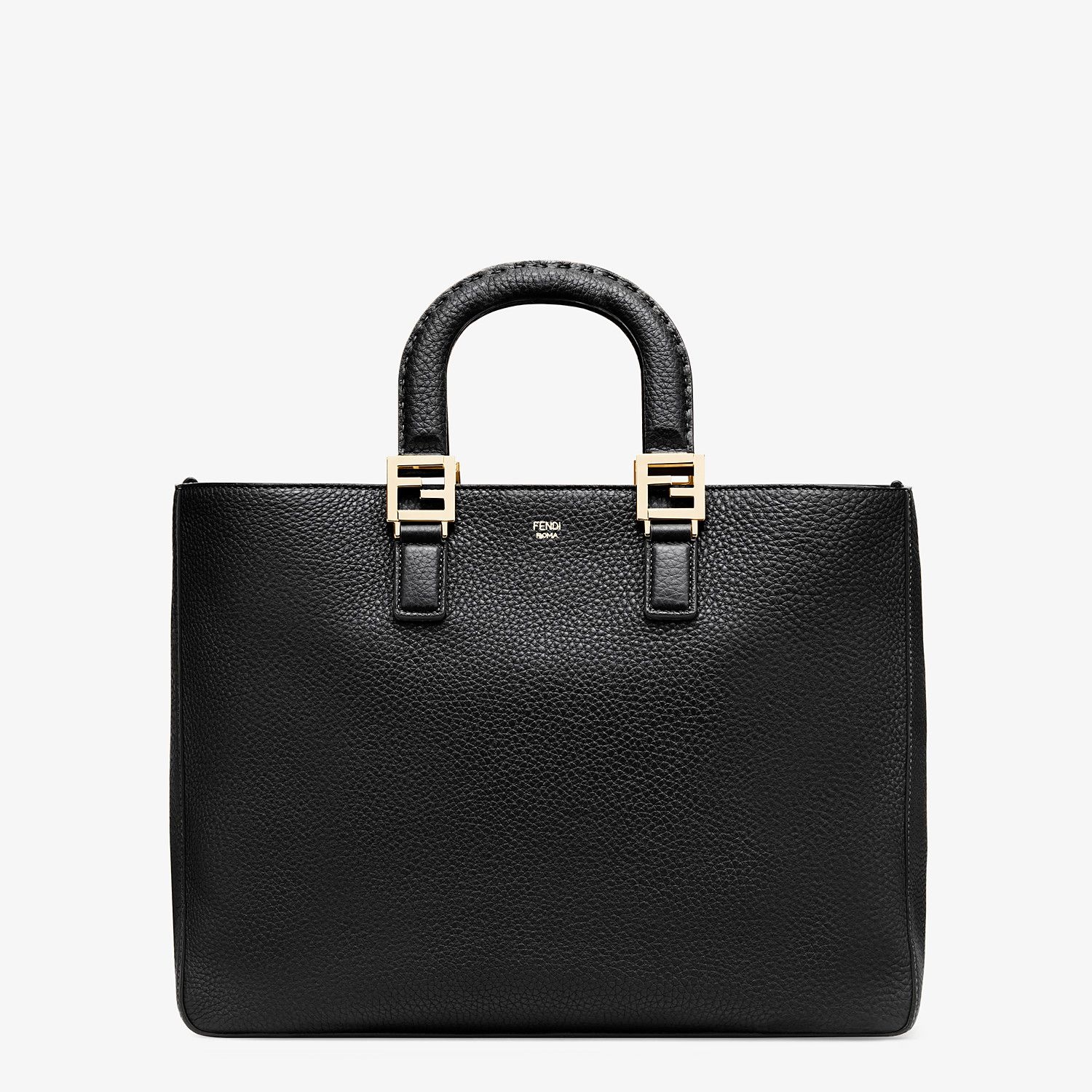 Black leather bag - 1