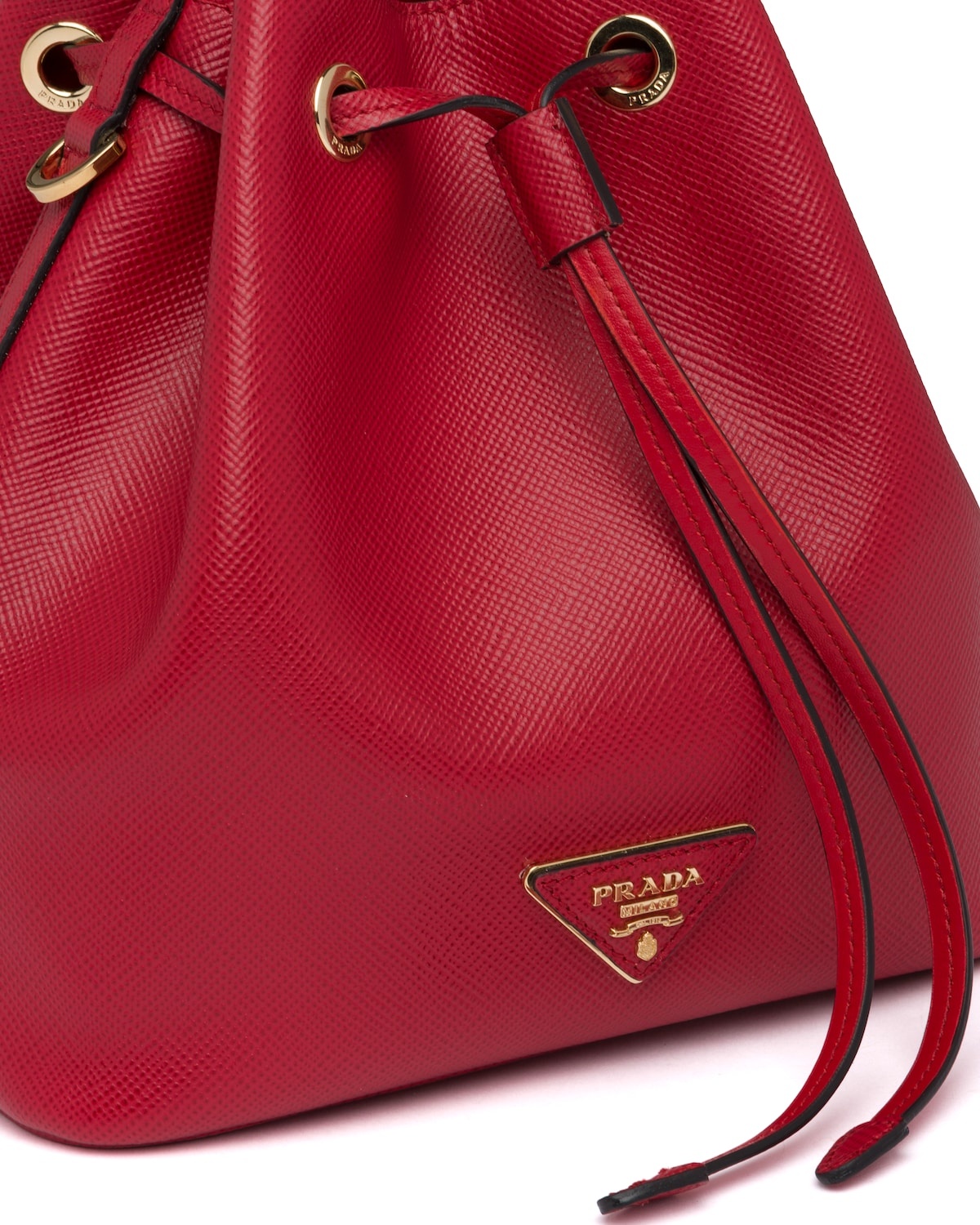 Saffiano Leather Bucket Bag - 6