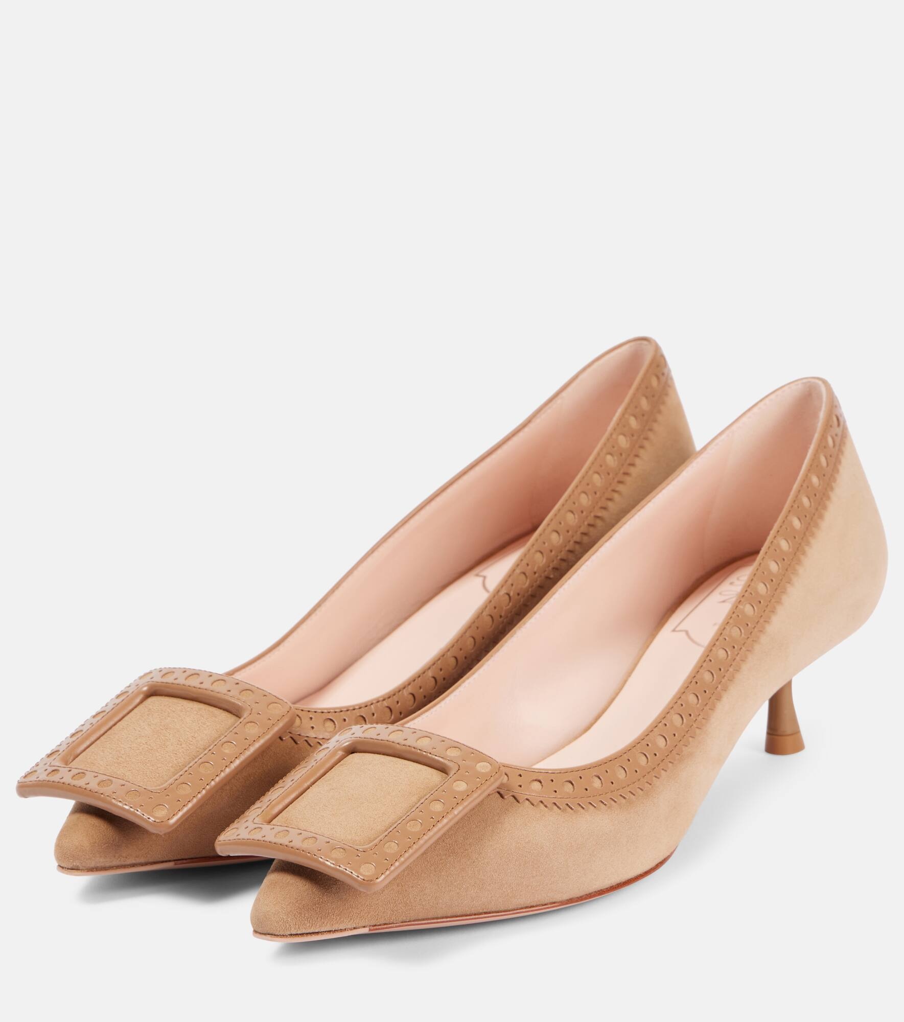 Viv' in the City 45 suede pumps - 4
