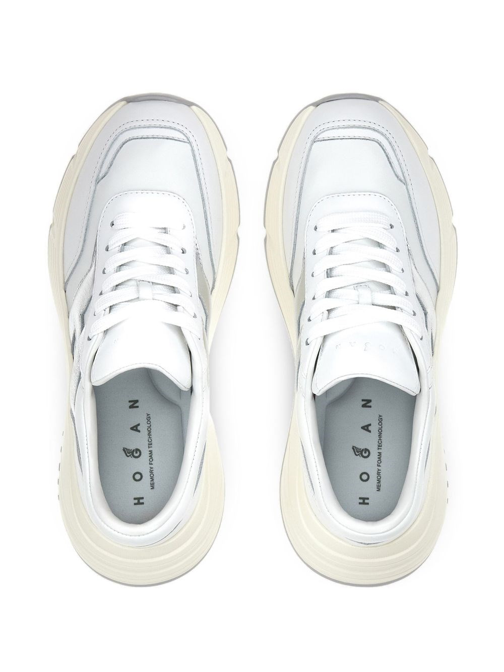 Hi-Fi leather sneakers - 5