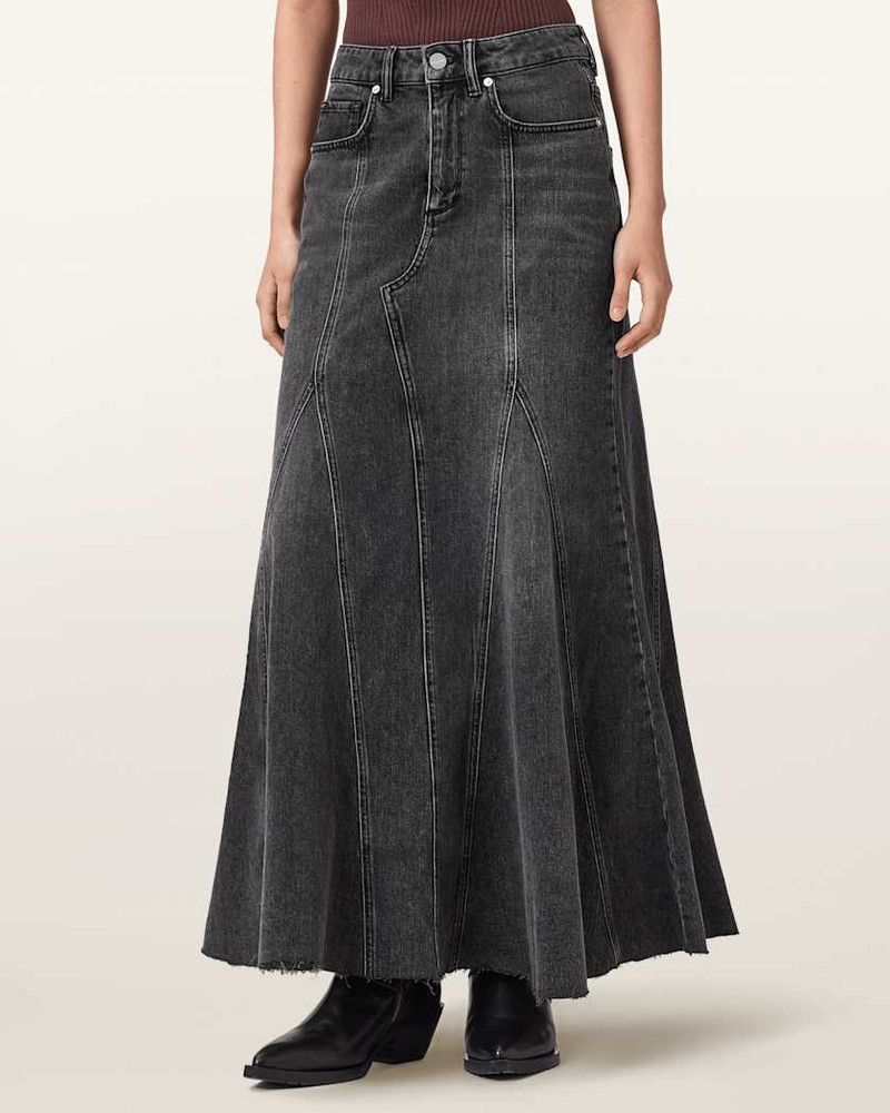 ALMA HIGH RISE DENIM SKIRT 3