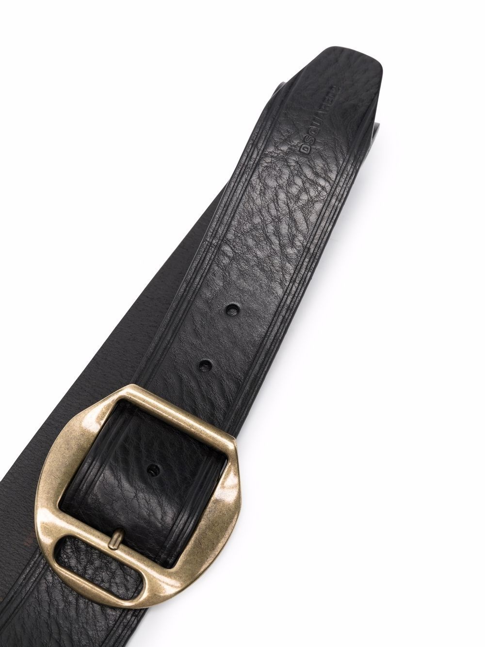 calf leather belt - 2