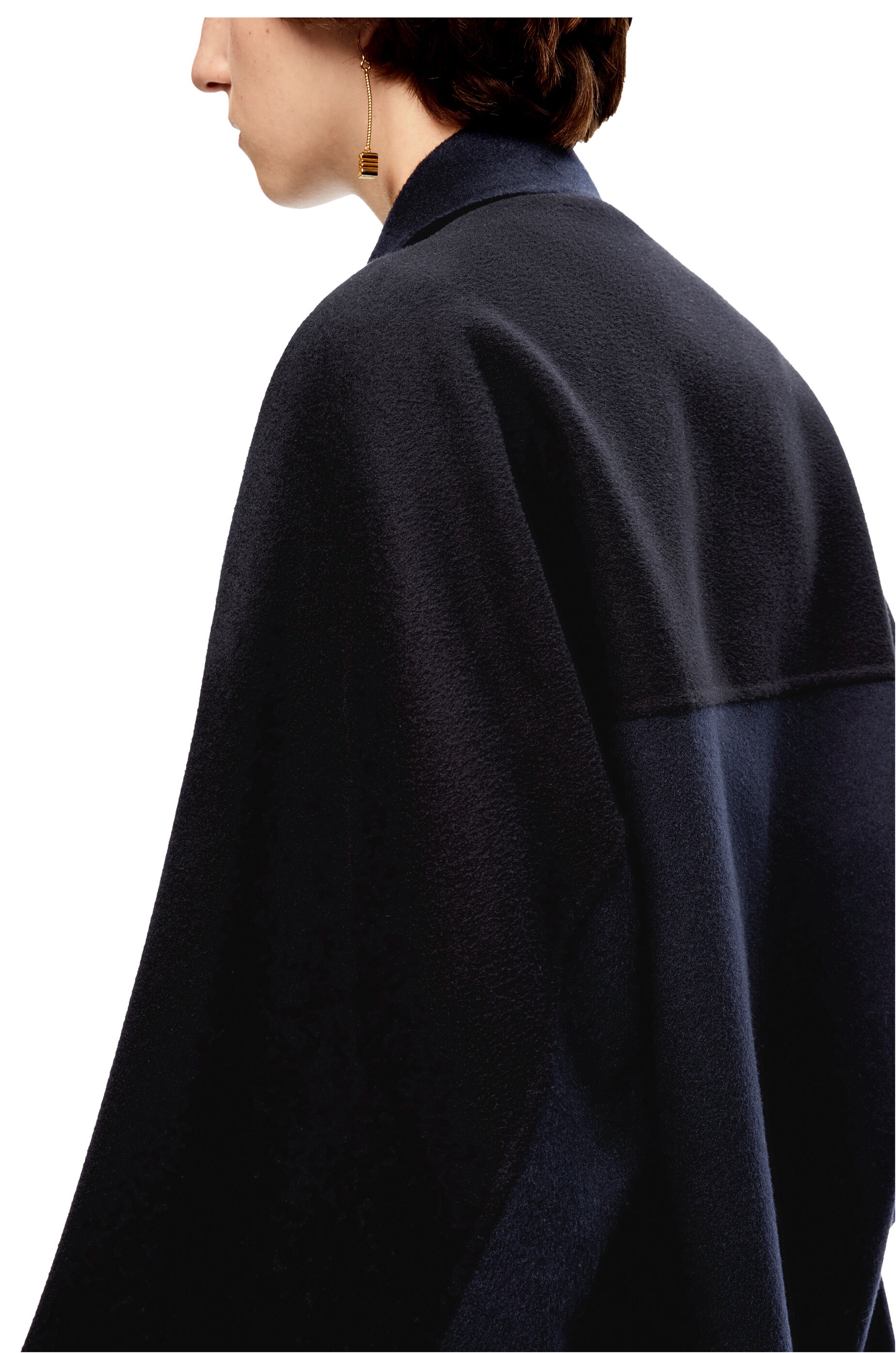 Volume coat in wool and cashmere - 5