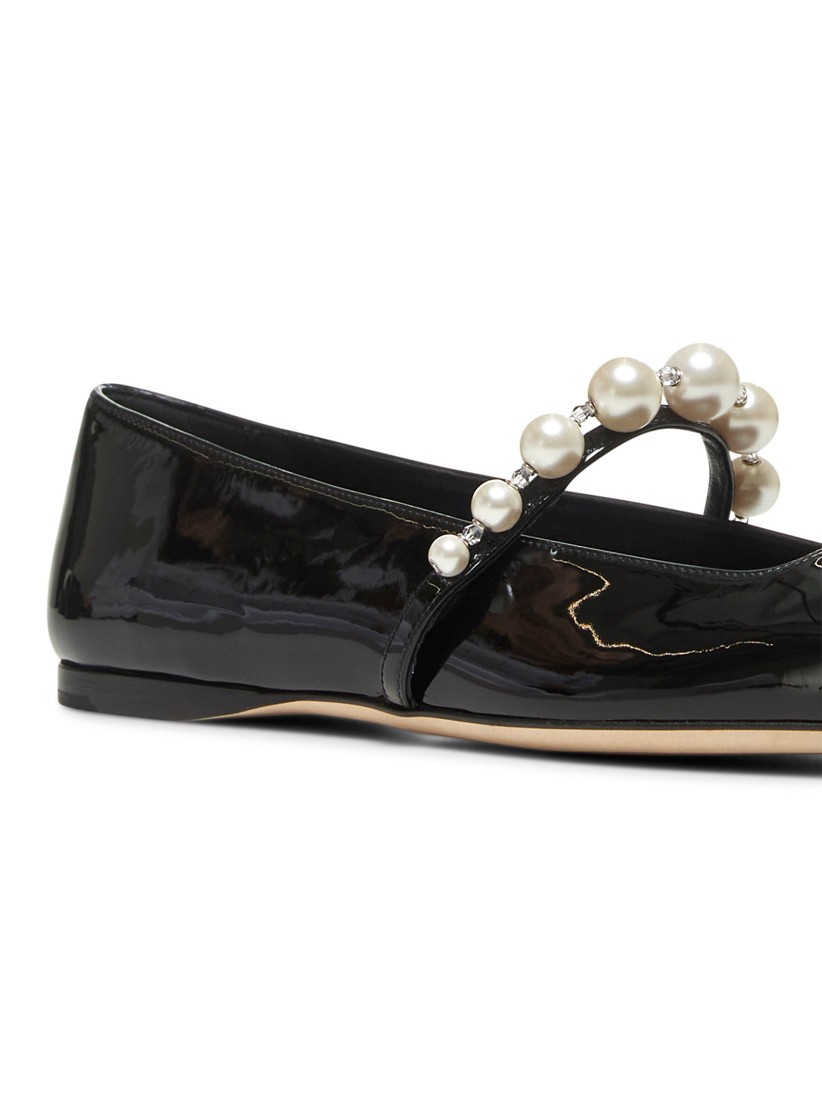Black patent leather Ade Flat ballet flats - 4