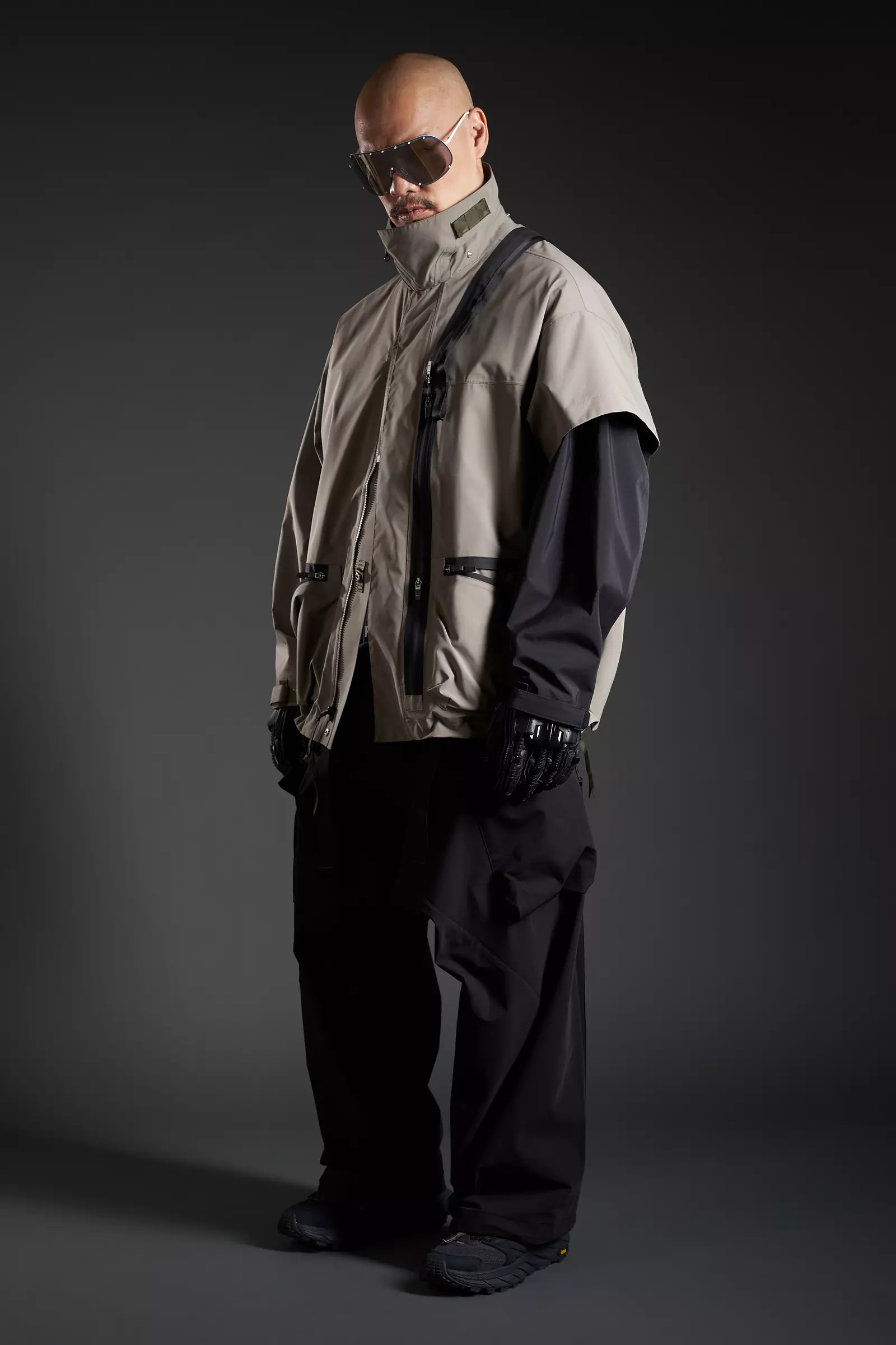 J115-GT-EX 3L Gore-Tex Pro Interops Jacket ALPHA GREEN / SILVER - 18