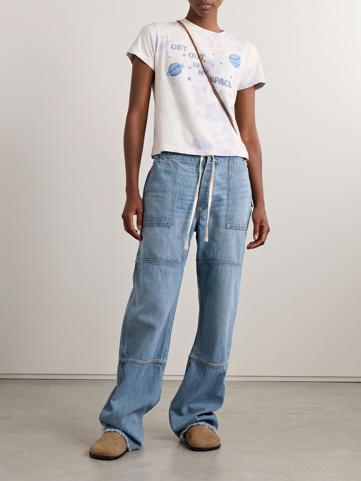 Beach mid-rise straight-leg jeans Mid denim - 2