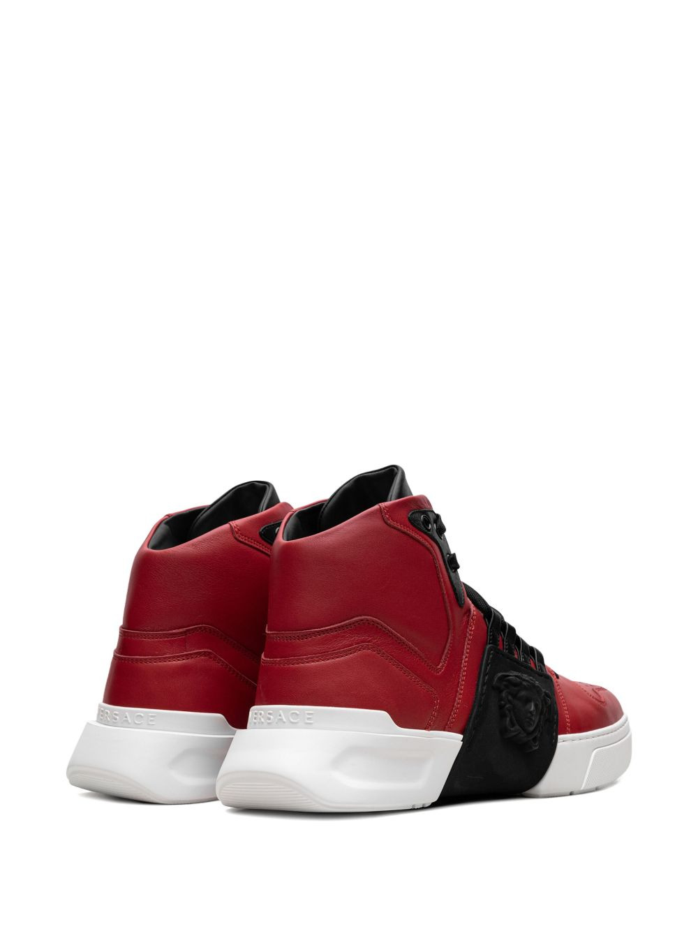 Medusa Strap high-top "Red/Black/White" sneakers - 4