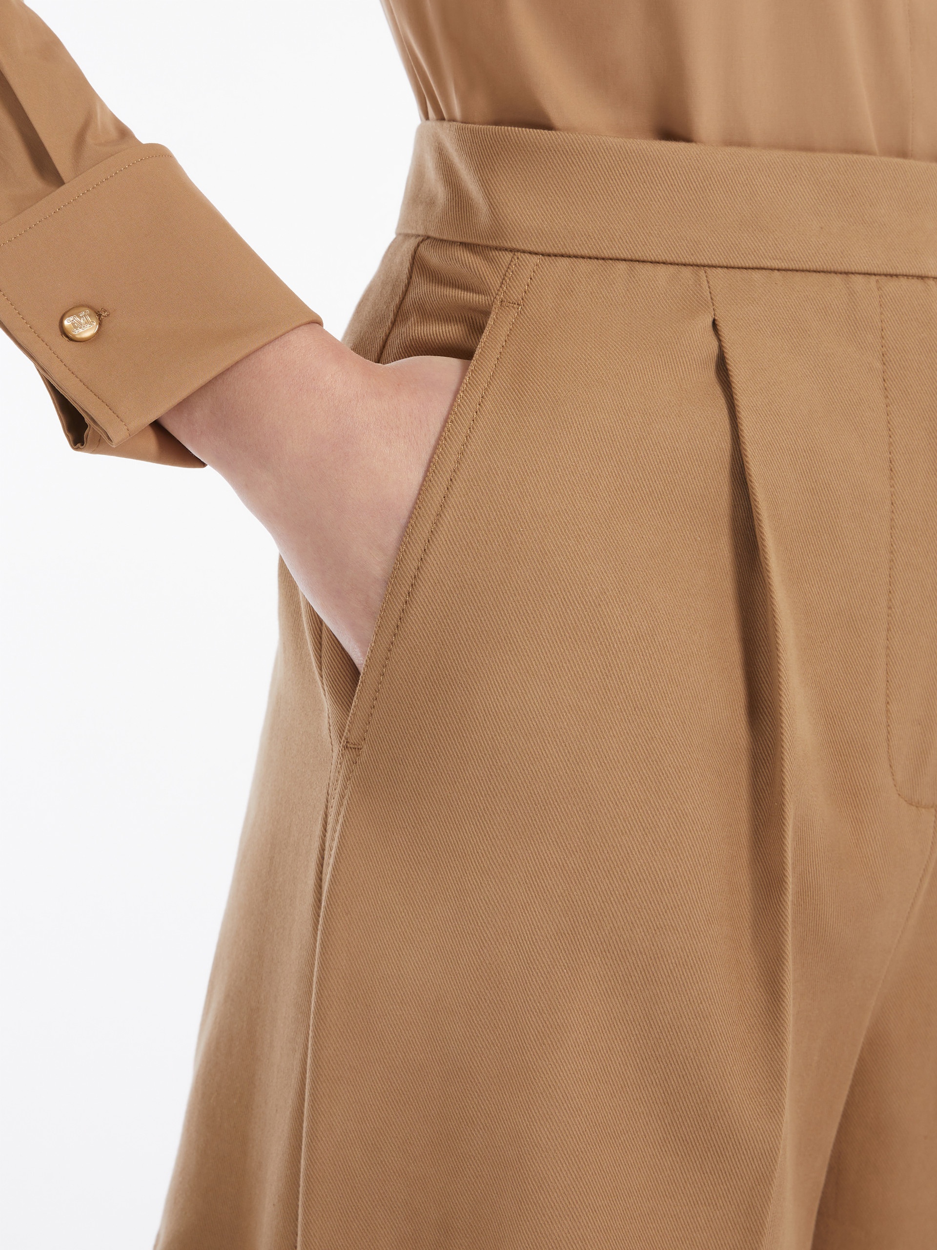 AMBURGO1234 Stretch-cotton shorts - 5