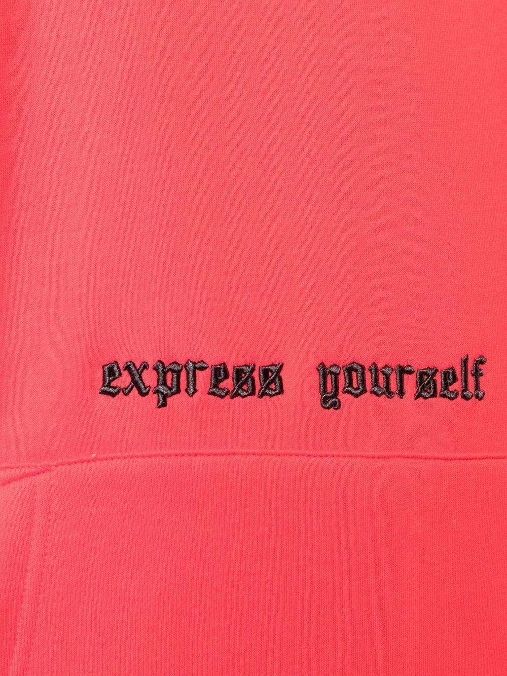 Express Yourself cotton hoodie - 5