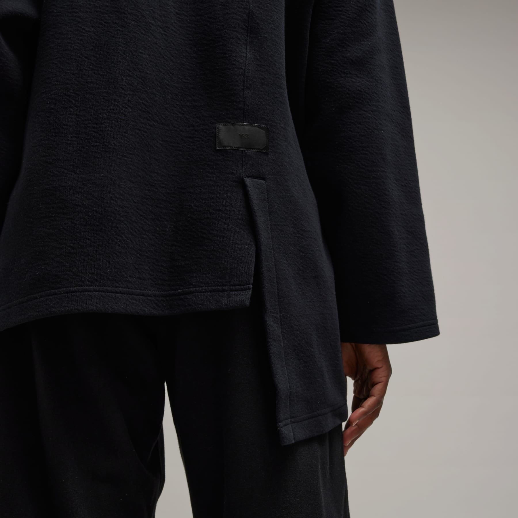 Y-3 Natural Spacer Loose Long Sleeve Tee - 7