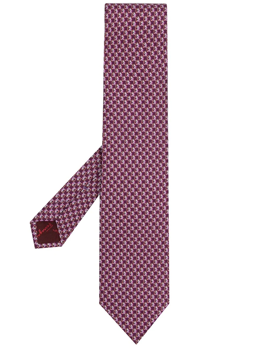 animal-pattern tie - 1